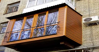 Внешняя отделка балкона Кронштадт цена от 1046 руб. м/2.