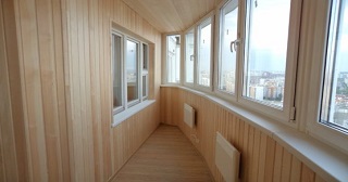 Внутренняя отделка лоджии Кронштадт, цена от 210 руб. м2